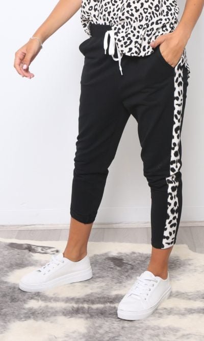 Leopard Stripe Trackies